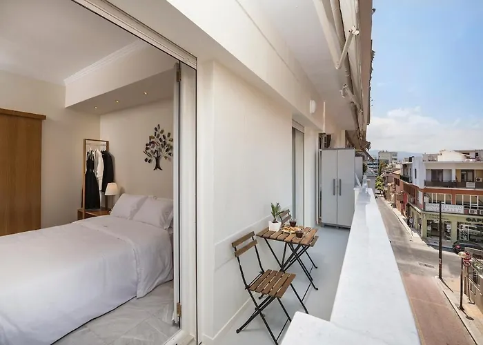 Lägenhet Soul Of Sun - Luxury 2-bath With Balcony, 85sqm, Chania Center